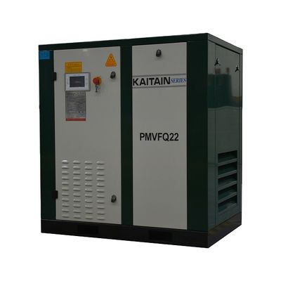 Compresor de aire sin aceite del tornillo variable de dos fases de la velocidad del P.M. VSD para médico