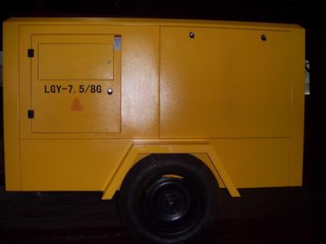 Compresor de aire portátil movible de motor diesel del tornillo para minar LGCY-6/7
