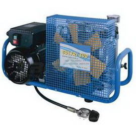 Compresor de aire trifásico del buceo con escafandra de la gasolina inmóvil 25hp manual