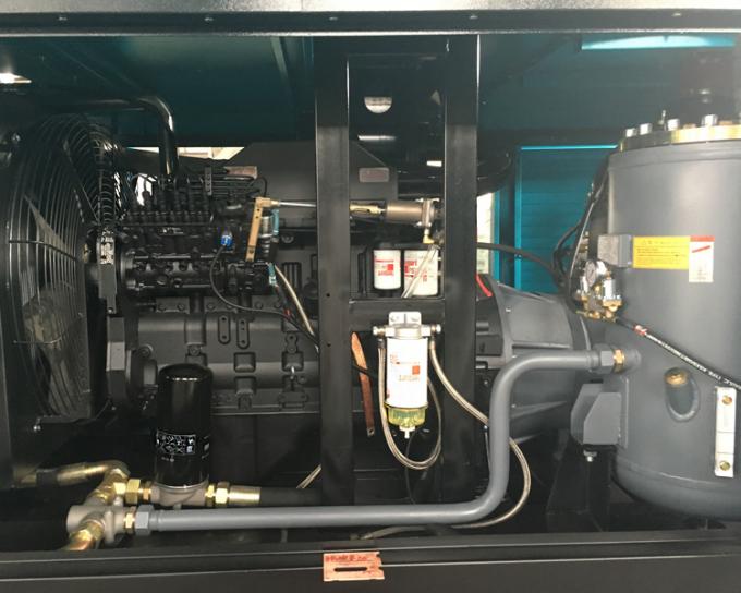 ¡2017 ventas calientes! Compresor de aire de LGCY-12/10 Kaishan/compresor de aire diesel portátil del tornillo