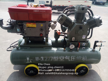 Barra móvil del compresor de aire del pistón del motor diesel de HP de la minería aurífera 25 3.2m3/Min 7