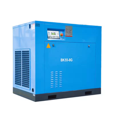 Compresor de aire eléctrico de 8 bares de 55 kW 100 hp 10m3/min Compresor de gas rotativo BK55-8G