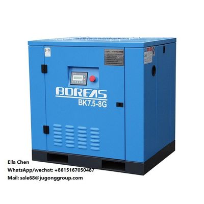 Compresor de aire del tornillo de la corriente ALTERNA de la refrigeración por aire de BK7.5-8G 3PH para la industria