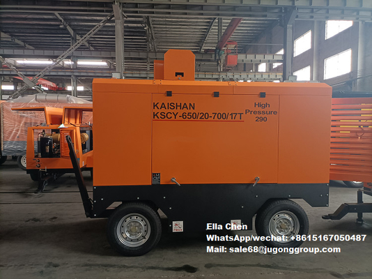 KSCY-650/20-700/17 18m3/Min 650CFM 20bar 17bar Torsión de gas portátil para compressor de aire para compressor de tornillo