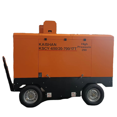 KSCY-650/20-700/17 18m3/Min 650CFM 20bar 17bar Torsión de gas portátil para compressor de aire para compressor de tornillo